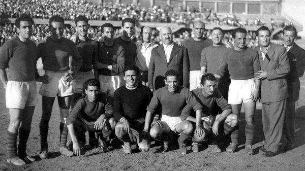 Una formazione del Catania 1948-49