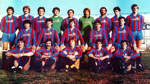 L'organico completo del Catania 1982-83