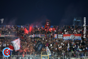 Catania-AtalantaU23 0-1 i tifosi · Catania - Atalanta U23
