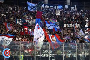 Catania-AtalantaU23 0-1 i tifosi · Catania - Atalanta U23
