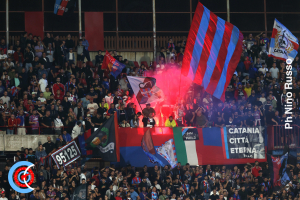 Catania-Monopoli 1-0 i tifosi · Catania - Monopoli