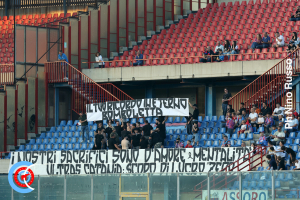 Catania-Team Altamura 2-0 i tifosi · Catania - Altamura