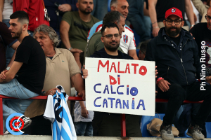 Catania-AtalantaU23 0-1 i tifosi · Catania - Atalanta U23