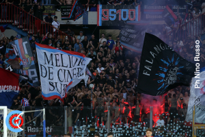 Catania-AtalantaU23 0-1 i tifosi · Catania - Atalanta U23
