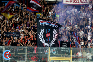 Catania-AtalantaU23 0-1 i tifosi · Catania - Atalanta U23
