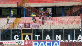 Catania-Cittadella 2-3, i tifosi · Catania - Cittadella