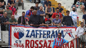 Catania-Cittadella 2-3, i tifosi · Catania - Cittadella