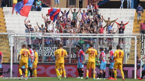 Catania-Cittadella 2-3, i tifosi · Catania - Cittadella