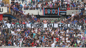 Catania-Cittadella 2-3, i tifosi · Catania - Cittadella