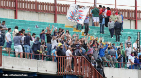 Catania-Cittadella 2-3, i tifosi · Catania - Cittadella