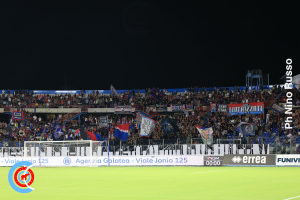 Catania-Monopoli 1-0 i tifosi · Catania - Monopoli