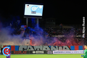 Catania-Monopoli 1-0 i tifosi · Catania - Monopoli
