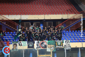 Catania-Monopoli 1-0 i tifosi · Catania - Monopoli