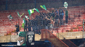 Catania-Monopoli 1-0, i tifosi · Catania - Monopoli