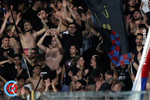 Catania-AtalantaU23 0-1 i tifosi · Catania - Atalanta U23