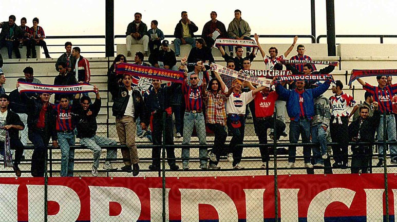 C2 1995-96, Astrea-Catania: tifosi rossazzurri sempre presenti