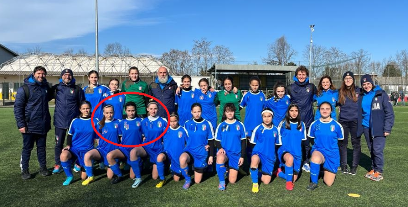 Rientrate le rossazzurre U15; ieri, Fiorile Basilotta e Suriano nella Rappresentativa U23 