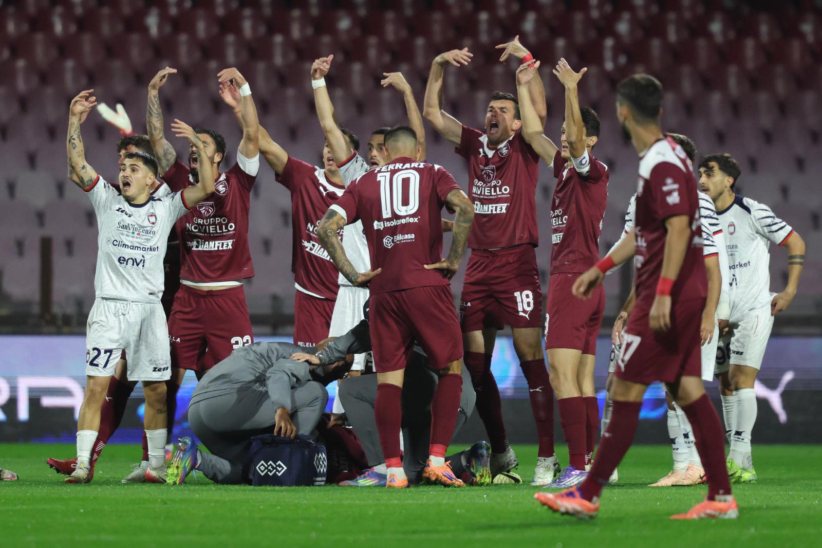 Si ferma la Salernitana: Catania, vetta solitaria e consapevole