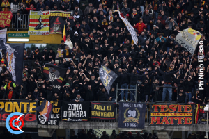 Benevento-Catania 3-2 i tifosi
