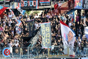 Catania-Latina 0-1 i tifosi
