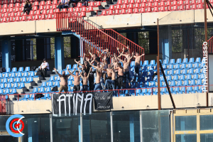 Catania-Latina 0-1 i tifosi