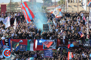 Catania-Latina 0-1 i tifosi