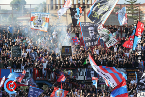 Catania-Latina 0-1 i tifosi