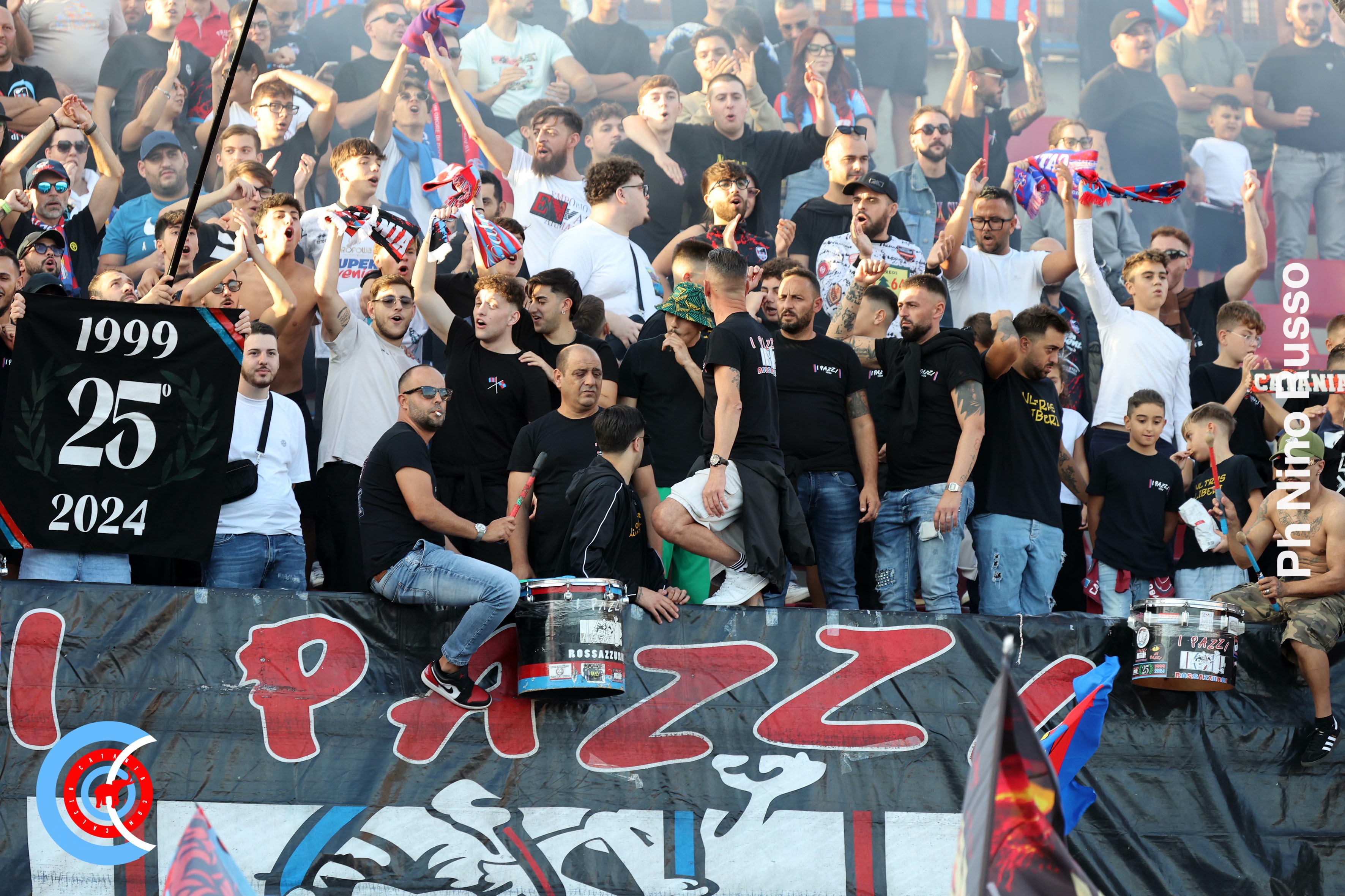 Catania-Latina 0-1 i tifosi