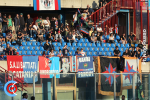Catania-Latina 0-1 i tifosi