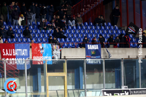 Catania-Cavese 1-1 i tifosi
