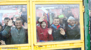 Messina-Catania 1-2, i tifosi · Messina - Catania