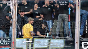 Catania-Cosenza 0-2, i tifosi · Catania - Cosenza