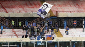 Catania-Bisceglie 4-1, i tifosi · Catania - Bisceglie