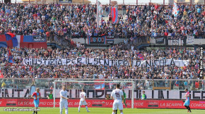 Catania-Trapani 4-1, i tifosi · Catania - Trapani