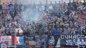 Catania-Trapani 4-1, i tifosi · Catania - Trapani