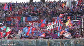 Catania-Trapani 4-1, i tifosi · Catania - Trapani