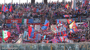 Catania-Trapani 4-1, i tifosi · Catania - Trapani
