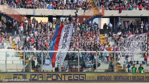Catania-Trapani 4-1, i tifosi · Catania - Trapani