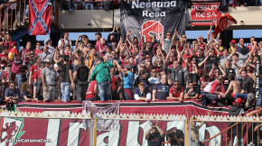 Catania-Trapani 4-1, i tifosi · Catania - Trapani