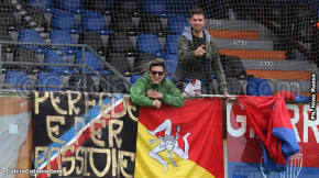 Latina-Catania 1-2, i tifosi · Latina - Catania