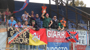 Latina-Catania 1-2, i tifosi · Latina - Catania
