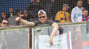 Latina-Catania 1-2, i tifosi · Latina - Catania