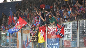 Latina-Catania 1-2, i tifosi · Latina - Catania