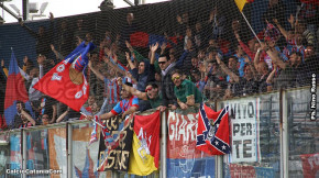 Latina-Catania 1-2, i tifosi · Latina - Catania