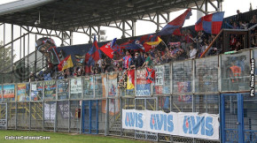 Latina-Catania 1-2, i tifosi · Latina - Catania