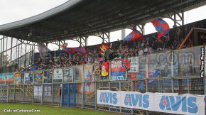 Latina-Catania 1-2, i tifosi · Latina - Catania