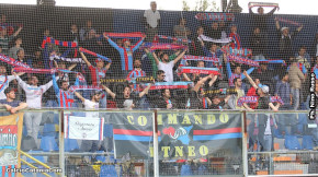 Latina-Catania 1-2, i tifosi · Latina - Catania