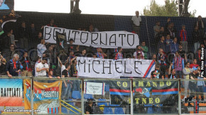 Latina-Catania 1-2, i tifosi · Latina - Catania