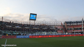 Catania-Ternana 2-0, i tifosi · Catania - Ternana