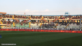 Catania-Ternana 2-0, i tifosi · Catania - Ternana